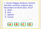 GENESIS CHAPTER 10 QUIZ GAME