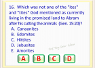 GENESIS CHAPTER 15 QUIZ GAME