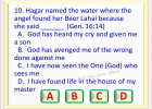 GENESIS CHAPTER 16 QUIZ GAME