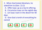 GENESIS CHAPTER 22 BIBLE QUIZ GAME